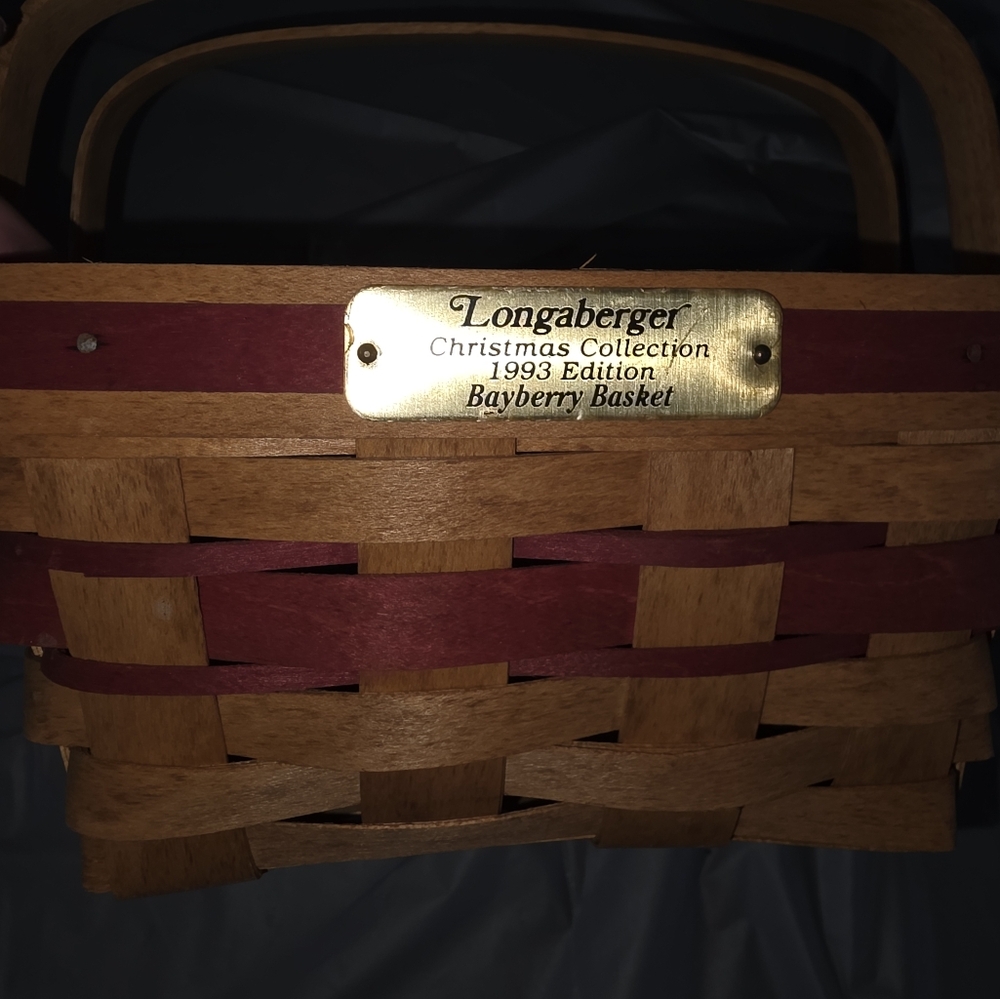 Longaberger Christmas Collection Bayberry basket